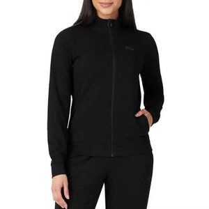 NWT FILA Women's Midweight Full Zip Active Jacket Black Size 2XL $80 1A082